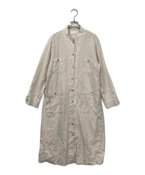 MARMARMAR（マーマーマー）MARMARMAR (マーマーマー) コットンリネンワンピース ベージュ サイズ:表記無しの古着・服飾アイテム