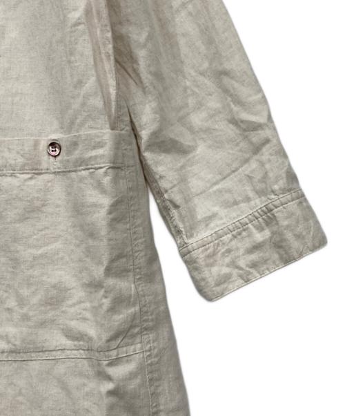 MARMARMAR（マーマーマー）MARMARMAR (マーマーマー) コットンリネンワンピース ベージュ サイズ:表記無しの古着・服飾アイテム