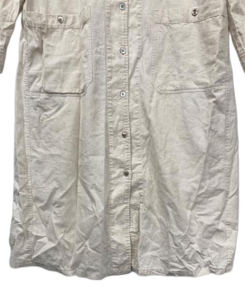 MARMARMAR（マーマーマー）MARMARMAR (マーマーマー) コットンリネンワンピース ベージュ サイズ:表記無しの古着・服飾アイテム