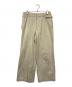 Martin Margiela 10（マルタン・マルジェラ 10）の古着「サイドアジャスターパンツ」｜ベージュ
