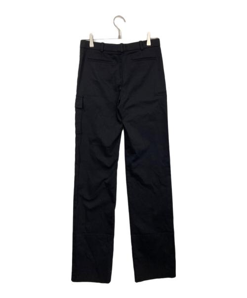 VERSACE（ヴェルサーチェ）VERSACE (ヴェルサーチェ) カーゴポケットスラックス ブラック サイズ:38の古着・服飾アイテム