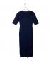 JENNE (ジェンヌ) フロントケーブルニットタイトワンピース ネイビー サイズ:SIZE M 未使用品：7000円
