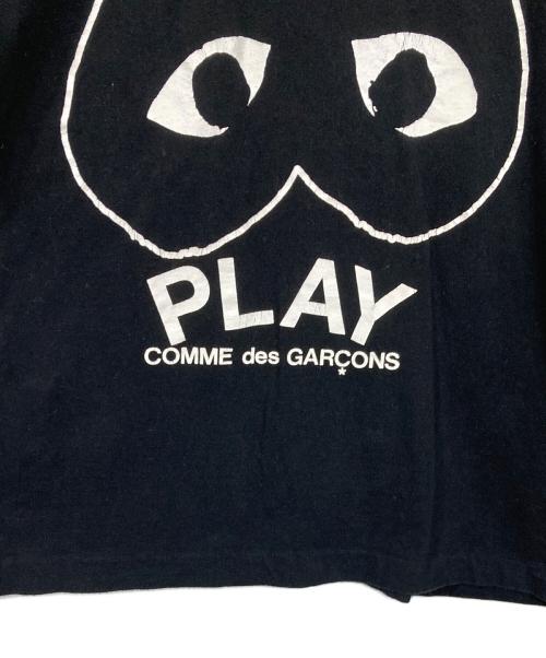 PLAY COMME des GARCONS（プレイコムデギャルソン）PLAY COMME des GARCONS (プレイコムデギャルソン) ビッグハートプリントTシャツ ブラック サイズ:Lの古着・服飾アイテム
