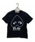 PLAY COMME des GARCONS（プレイコムデギャルソン）の古着「ビッグハートプリントTシャツ」｜ブラック