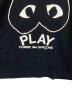 中古・古着 PLAY COMME des GARCONS (プレイコムデギャルソン) ビッグハートプリントTシャツ ブラック サイズ:L：6000円