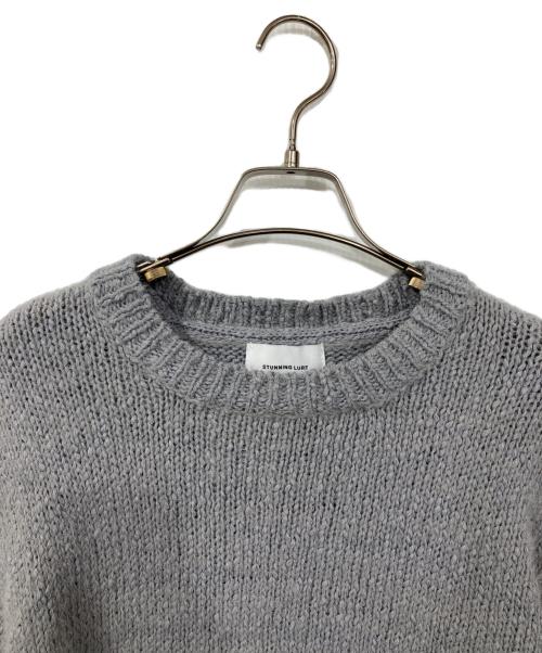 STUNNING LURE（スタニングルアー）STUNNING LURE (スタニングルアー) スラブリリーフェザープルオーバー グレー サイズ:Sの古着・服飾アイテム