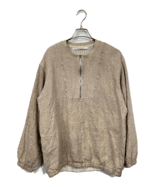 ANSNAM（アンスナム）ANSNAM (アンスナム) ウールハーフジッププルオーバー ベージュ サイズ:03の古着・服飾アイテム
