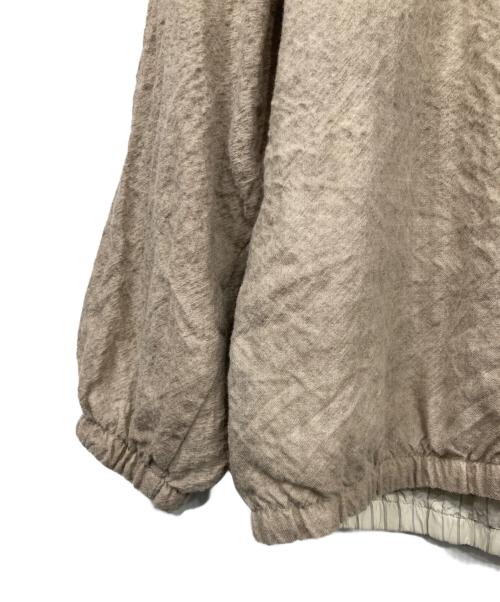 ANSNAM（アンスナム）ANSNAM (アンスナム) ウールハーフジッププルオーバー ベージュ サイズ:03の古着・服飾アイテム