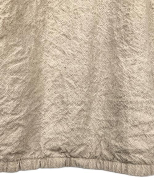 ANSNAM（アンスナム）ANSNAM (アンスナム) ウールハーフジッププルオーバー ベージュ サイズ:03の古着・服飾アイテム