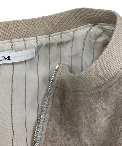 ANSNAM（アンスナム）ANSNAM (アンスナム) ウールハーフジッププルオーバー ベージュ サイズ:03の古着・服飾アイテム