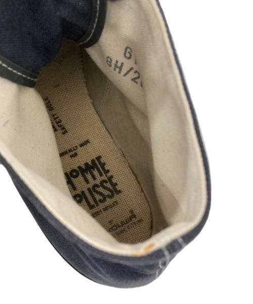 HOMME PLISSE ISSEY MIYAKE（オム プリッセ イッセイ ミヤケ）HOMME PLISSE ISSEY MIYAKE (オム プリッセ イッセイ ミヤケ) WAKOUWAミドルカットスニーカー ネイビー サイズ:8Hの古着・服飾アイテム