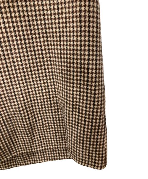 Mila Owen（ミラオーウェン）Mila Owen (ミラオーウェン) 接結ロングトレンチコート ブラウン×ベージュの古着・服飾アイテム