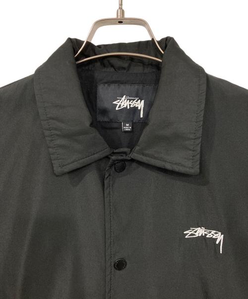 stussy（ステューシー）stussy (ステューシー) コーチジャケット ブラック サイズ:Mの古着・服飾アイテム