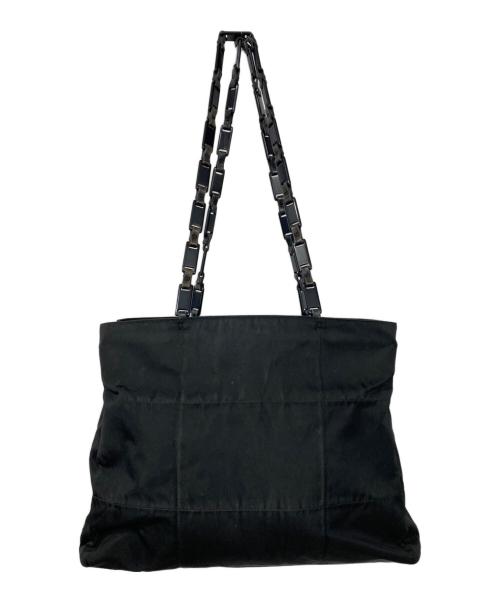 PRADA（プラダ）PRADA (プラダ) ナイロントートバッグ ブラックの古着・服飾アイテム