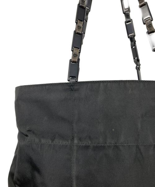 PRADA（プラダ）PRADA (プラダ) ナイロントートバッグ ブラックの古着・服飾アイテム