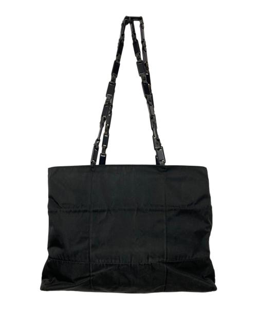 PRADA（プラダ）PRADA (プラダ) ナイロントートバッグ ブラックの古着・服飾アイテム