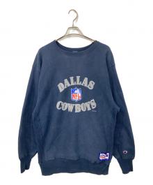 Champion（チャンピオン）の古着「リバースウィーブスウェット」｜ネイビー