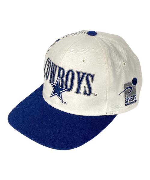 DALLAS COWBOYS（ダラス カウボーイズ）DALLAS COWBOYS (ダラス カウボーイズ) NFL (エヌエフエル) ヴィンテージキャップ ホワイト×ネイビーの古着・服飾アイテム
