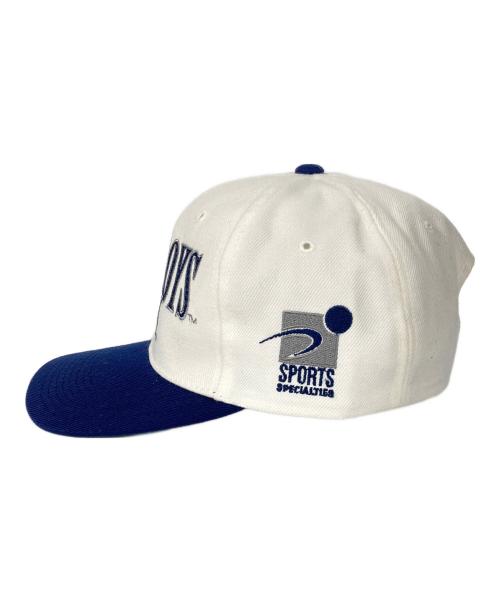 DALLAS COWBOYS（ダラス カウボーイズ）DALLAS COWBOYS (ダラス カウボーイズ) NFL (エヌエフエル) ヴィンテージキャップ ホワイト×ネイビーの古着・服飾アイテム