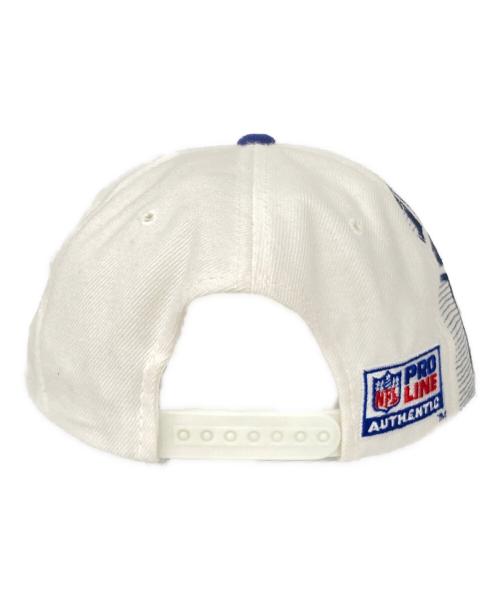 DALLAS COWBOYS（ダラス カウボーイズ）DALLAS COWBOYS (ダラス カウボーイズ) NFL (エヌエフエル) ヴィンテージキャップ ホワイト×ネイビーの古着・服飾アイテム