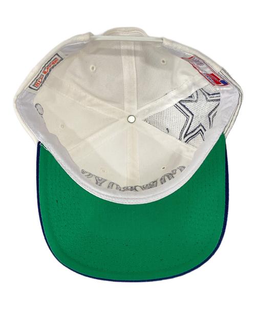 DALLAS COWBOYS（ダラス カウボーイズ）DALLAS COWBOYS (ダラス カウボーイズ) NFL (エヌエフエル) ヴィンテージキャップ ホワイト×ネイビーの古着・服飾アイテム