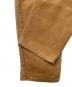 中古・古着 CarHartt (カーハート) ダック地ワークパンツ ベージュ サイズ:38インチ：6000円