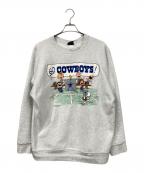 GARMENT GRAPHICSガーメント グラフィック）の古着「古着スヌーピーフレンズプリントスウェット」｜グレー