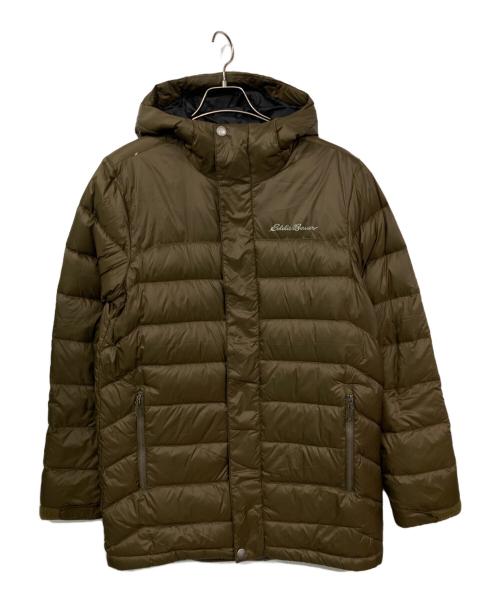 Eddie Bauer（エディーバウアー）Eddie Bauer (エディーバウアー) ダウンコート カーキ サイズ:Sの古着・服飾アイテム
