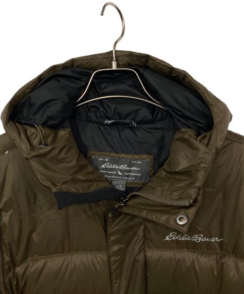 Eddie Bauer（エディーバウアー）Eddie Bauer (エディーバウアー) ダウンコート カーキ サイズ:Sの古着・服飾アイテム