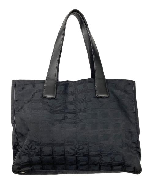 CHANEL（シャネル）CHANEL (シャネル) ニュートラベルライントートバッグ ブラックの古着・服飾アイテム