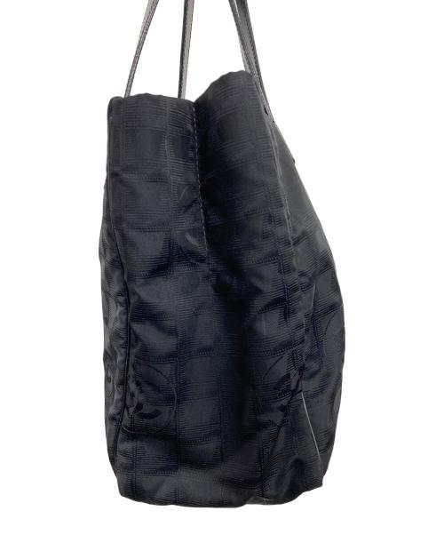 CHANEL（シャネル）CHANEL (シャネル) ニュートラベルライントートバッグ ブラックの古着・服飾アイテム