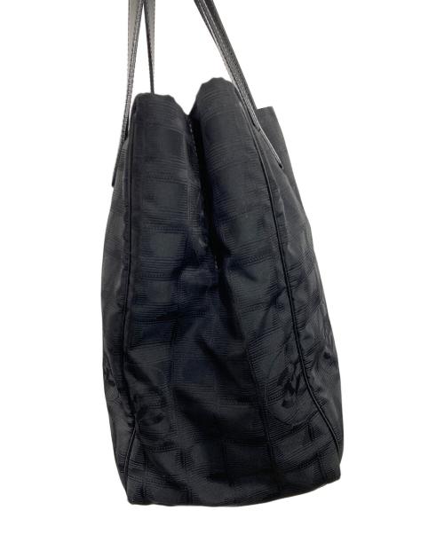 CHANEL（シャネル）CHANEL (シャネル) ニュートラベルライントートバッグ ブラックの古着・服飾アイテム