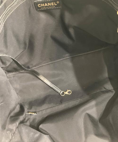 CHANEL（シャネル）CHANEL (シャネル) ニュートラベルライントートバッグ ブラックの古着・服飾アイテム