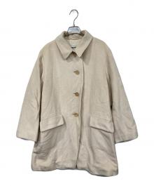 JIL SANDER（ジルサンダー）の古着「アンゴラ混コート」｜ベージュ