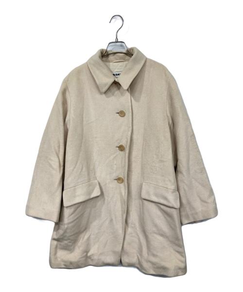 JIL SANDER（ジルサンダー）JIL SANDER (ジルサンダー) アンゴラ混コート ベージュ サイズ:38の古着・服飾アイテム