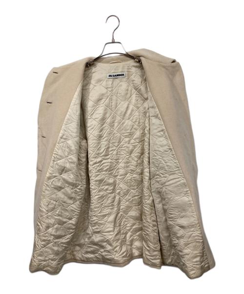 JIL SANDER（ジルサンダー）JIL SANDER (ジルサンダー) アンゴラ混コート ベージュ サイズ:38の古着・服飾アイテム