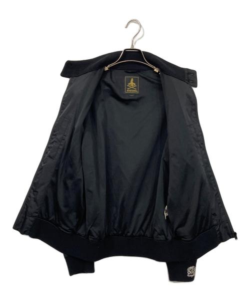 hysterics（ヒステリックス）hysterics (ヒステリックス) スタンドカラーナイロンジャケット ブラック サイズ:Lの古着・服飾アイテム