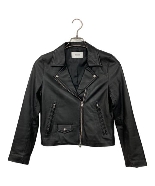 STUDIOUS（ステュディオス）STUDIOUS (ステュディオス) ラムレザーライダースジャケット ブラック サイズ:1の古着・服飾アイテム