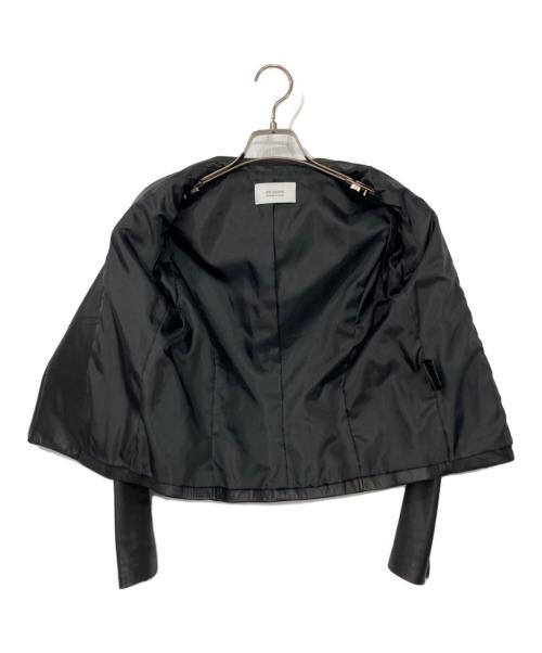 STUDIOUS（ステュディオス）STUDIOUS (ステュディオス) ラムレザーライダースジャケット ブラック サイズ:1の古着・服飾アイテム