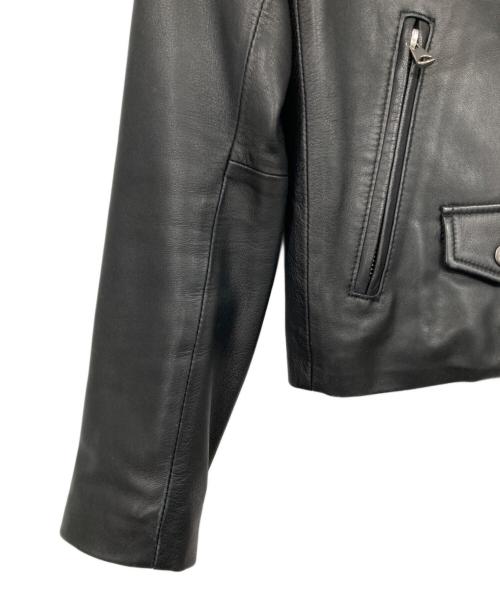 STUDIOUS（ステュディオス）STUDIOUS (ステュディオス) ラムレザーライダースジャケット ブラック サイズ:1の古着・服飾アイテム