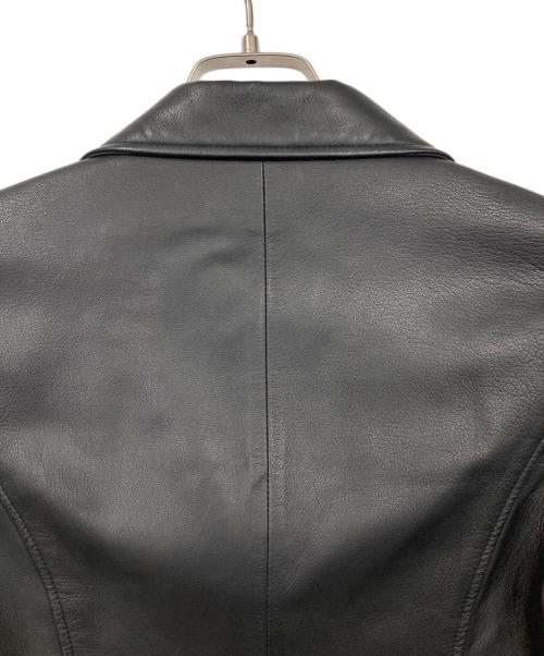 STUDIOUS（ステュディオス）STUDIOUS (ステュディオス) ラムレザーライダースジャケット ブラック サイズ:1の古着・服飾アイテム