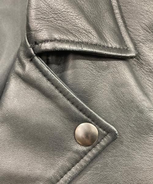 STUDIOUS（ステュディオス）STUDIOUS (ステュディオス) ラムレザーライダースジャケット ブラック サイズ:1の古着・服飾アイテム