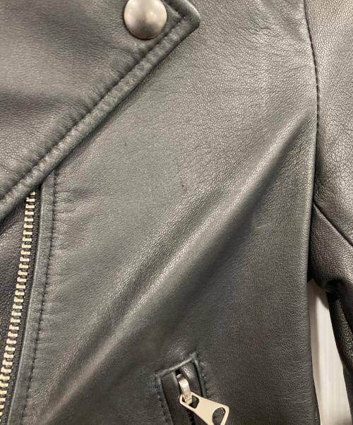 STUDIOUS（ステュディオス）STUDIOUS (ステュディオス) ラムレザーライダースジャケット ブラック サイズ:1の古着・服飾アイテム