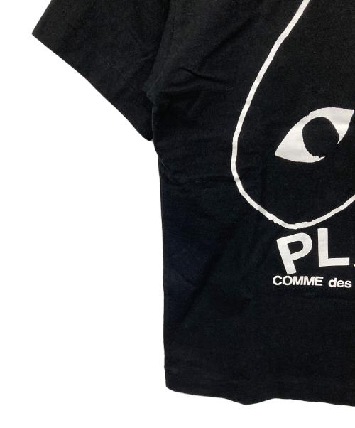 PLAY COMME des GARCONS（プレイコムデギャルソン）PLAY COMME des GARCONS (プレイコムデギャルソン) Printed Heart White Logo T-Shirt ブラック サイズ:XSの古着・服飾アイテム