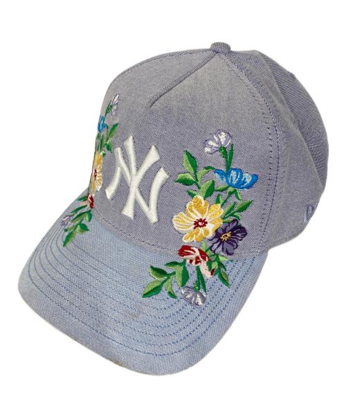 New Era（ニューエラ）New Era (ニューエラ) KITH (キス) Floral Oxford Pinch Crown ブルー サイズ:表記無しの古着・服飾アイテム