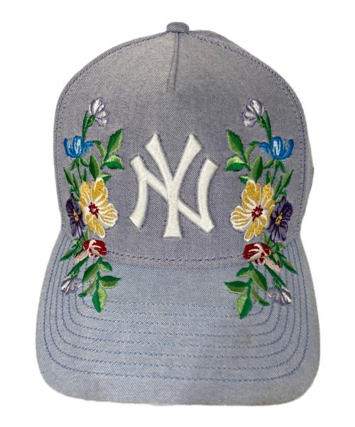 New Era（ニューエラ）New Era (ニューエラ) KITH (キス) Floral Oxford Pinch Crown ブルー サイズ:表記無しの古着・服飾アイテム