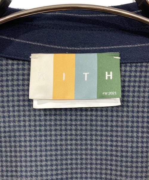 KITH（キス）KITH (キス) ストライプコーチジャケット ネイビー サイズ:Sの古着・服飾アイテム