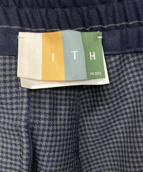 KITH（キス）KITH (キス) ストライプパンツ ネイビー サイズ:Mの古着・服飾アイテム