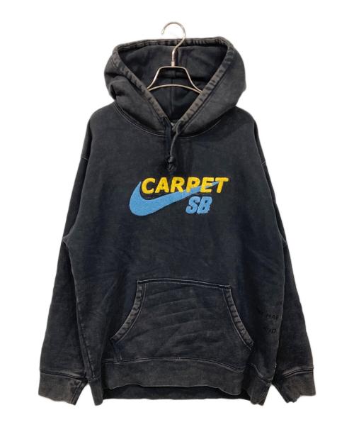 NIKE SB（ナイキエスビー）NIKE SB (ナイキエスビー) CARPET COMPANY (カーペットカンパニー) Skateboard Hoodie ブラック サイズ:Lの古着・服飾アイテム