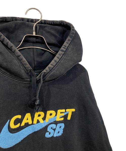 NIKE SB（ナイキエスビー）NIKE SB (ナイキエスビー) CARPET COMPANY (カーペットカンパニー) Skateboard Hoodie ブラック サイズ:Lの古着・服飾アイテム